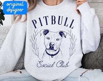 pitbull png civettuola estetica pitbull social club mamma mamma pitty amante cane preppy pitbull felpa design sublimazione download digitale