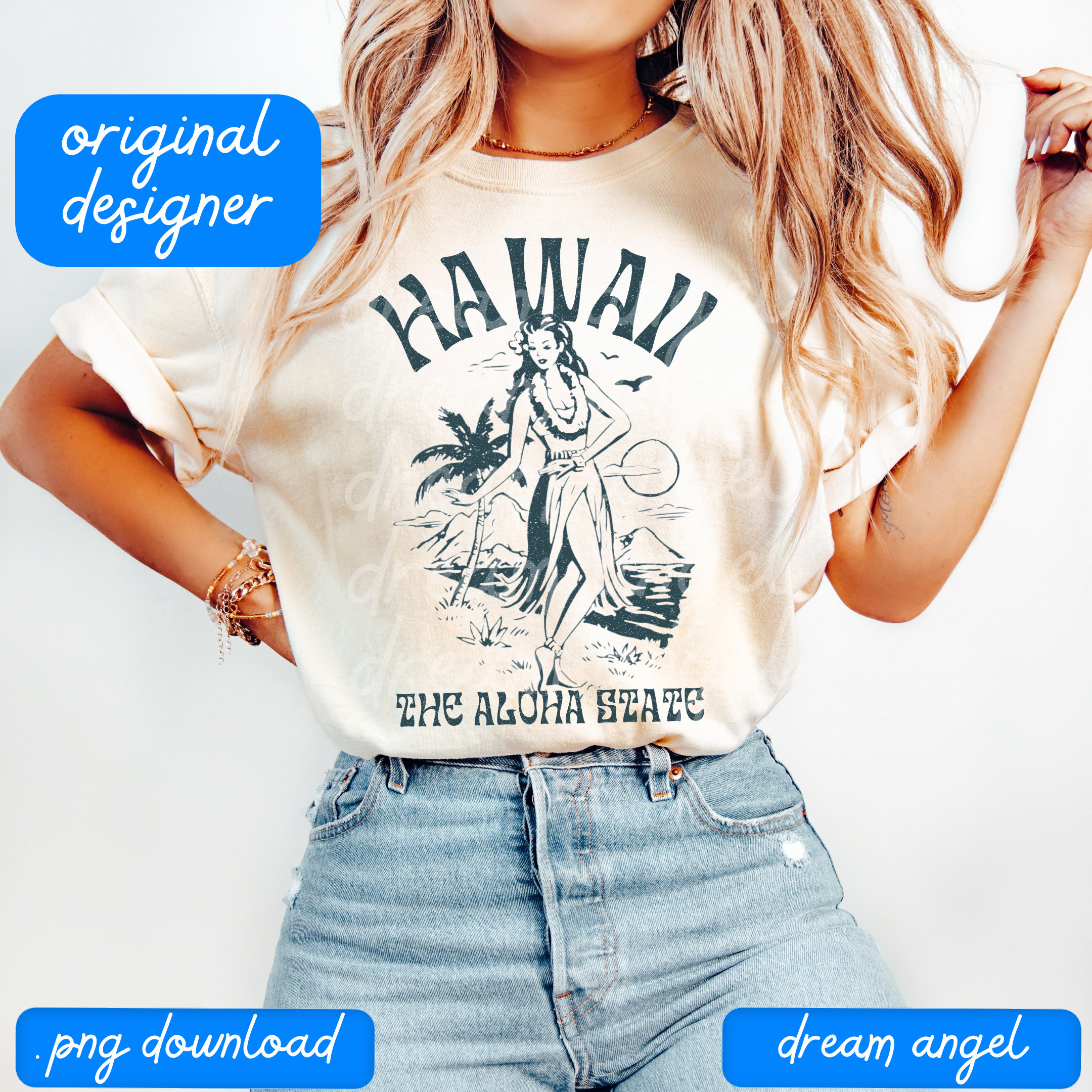 Hawaiian pin up girl - Etsy 日本