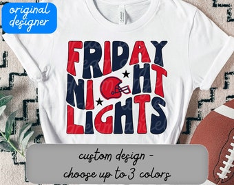 calcio personalizzato png luci del venerdì sera estetica scuola mascotte mamma gameday design sportivo trendy sublimazione personalizzata download digitale