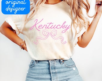 kokietka png estetyczna kentucky klub towarzyski w mojej miękkiej erze dziewczyny różowa kokarda wstążka modna preppy lato sublimacja cyfrowe pobieranie