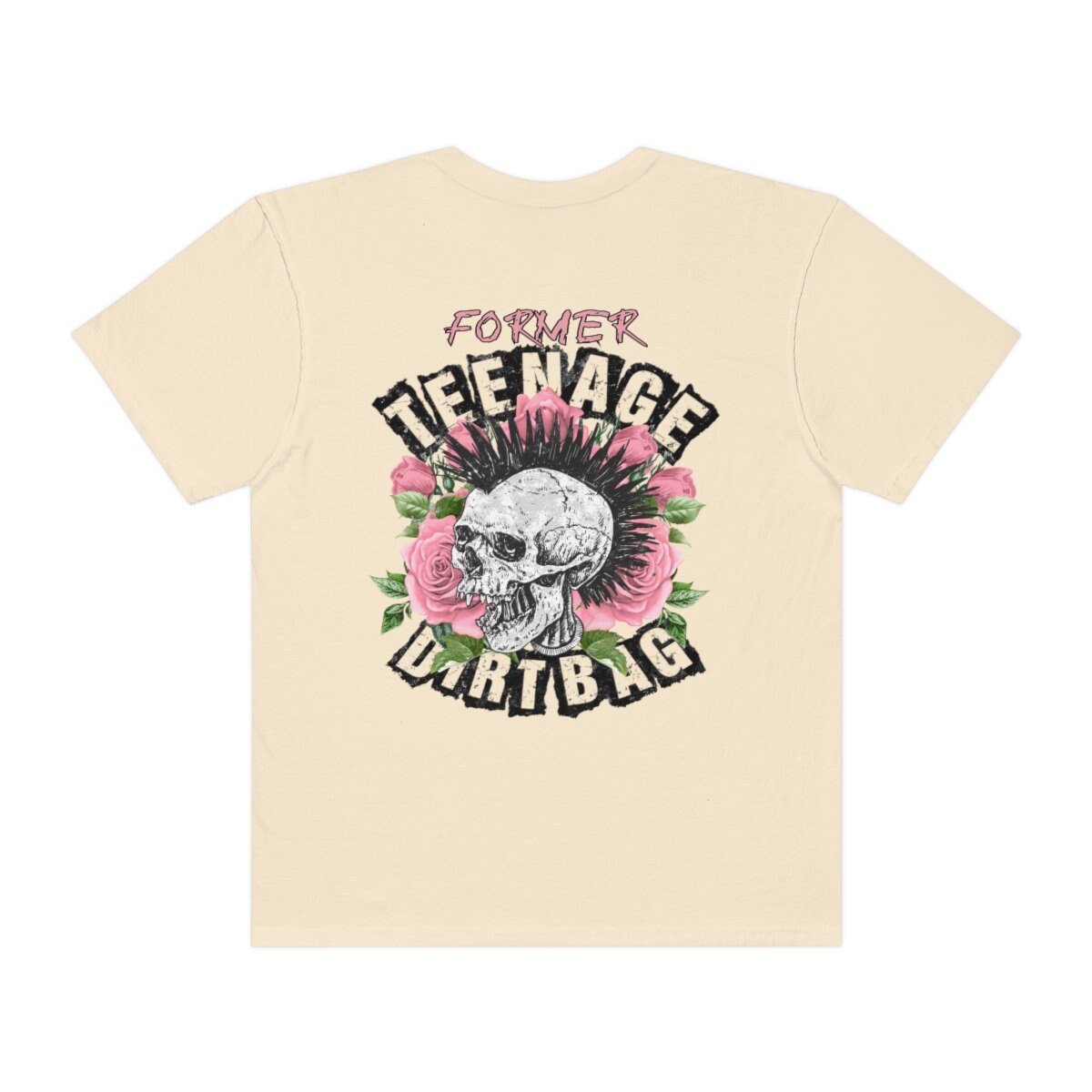 Comfort Colors Tshirt Former Teenage Dirtbag Words On Back Aesthetic