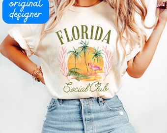 florida png coquette beach preppy summer travel club girls trip beachy tee shirt design everglades sublimation digital download