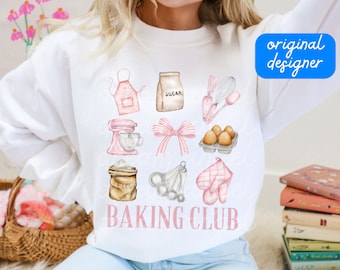baker png aesthetic baking girls club watercolor kitchen doodle bakers life sourdough hobby cake cookie chef sublimation digital download