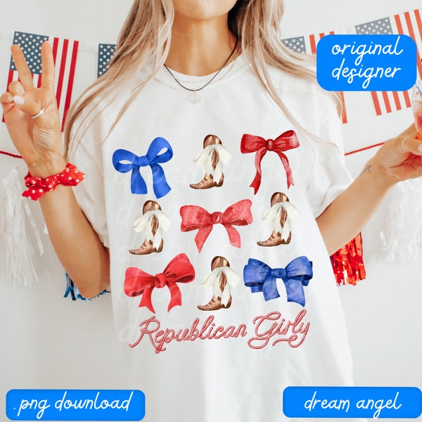 republican girly png president 45 47 2024 make america cowgirl again  aesthetic boots bows social club cowgirl sublimation digital download