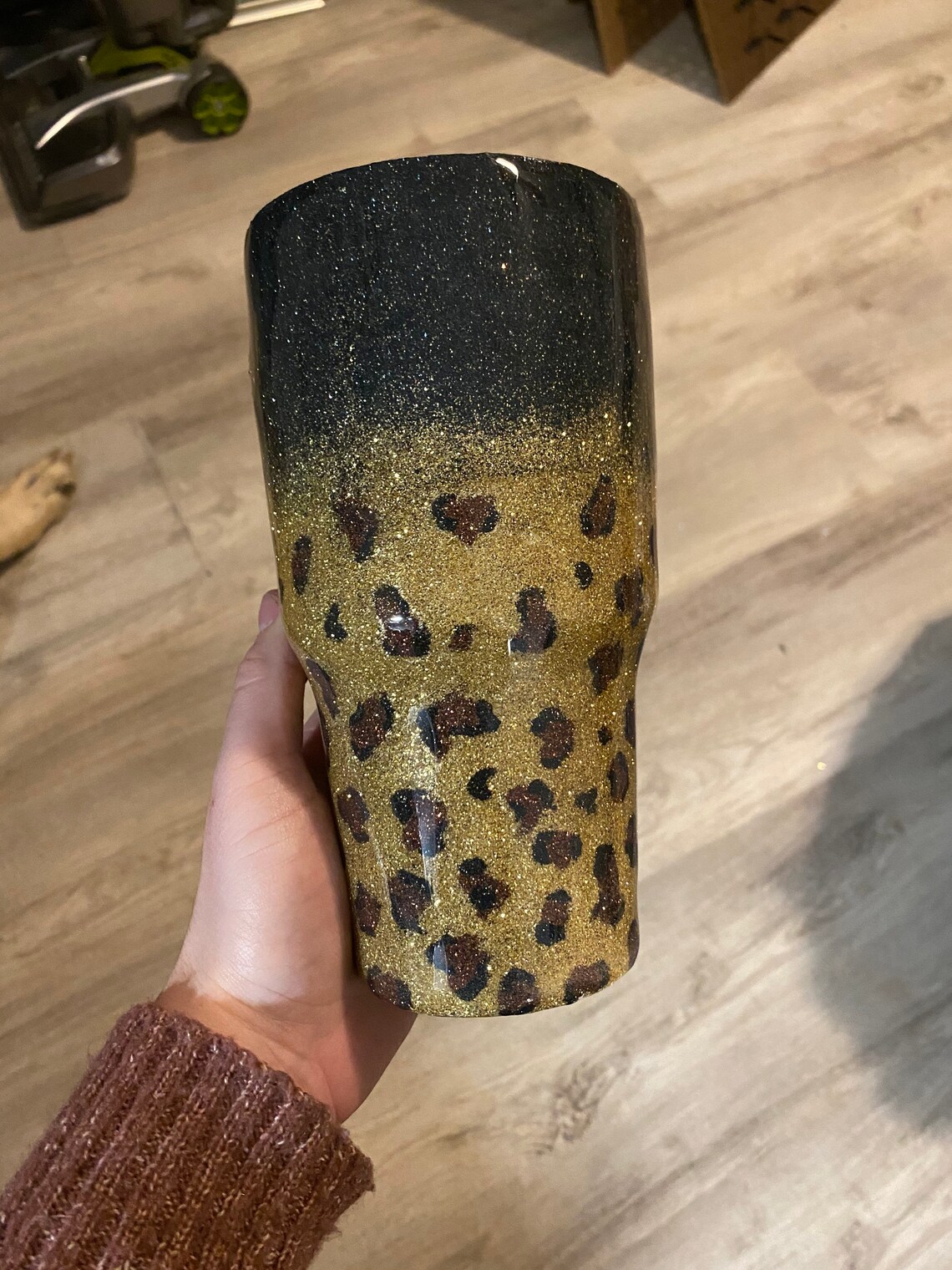 Leopard Print Tumbler Etsy