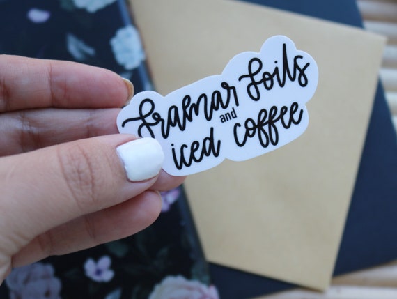 Framar Foils and Iced Coffee Sticker, Hairstylist Stickers, Framar Lover  Stickers, Blonding Stickers, Hairstylist Things, Waterproof Sticker 
