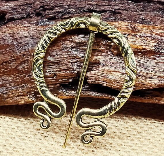 Penannular Celtic Brooch Penannular Shawl Pin Viking Penannular