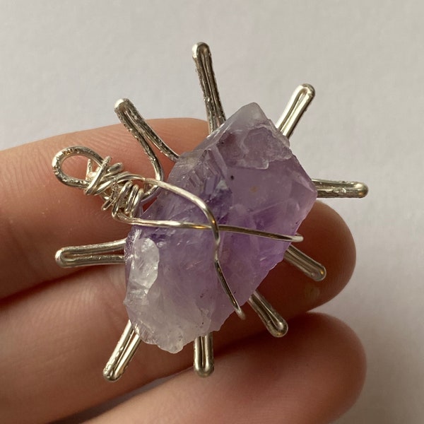 Amethyst Sun Pendant