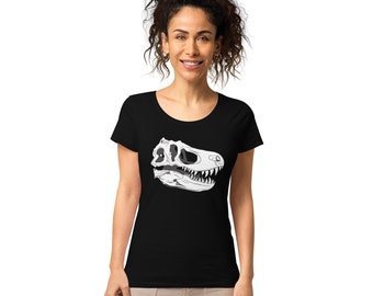 Camiseta ecológica T-Rex de mujer