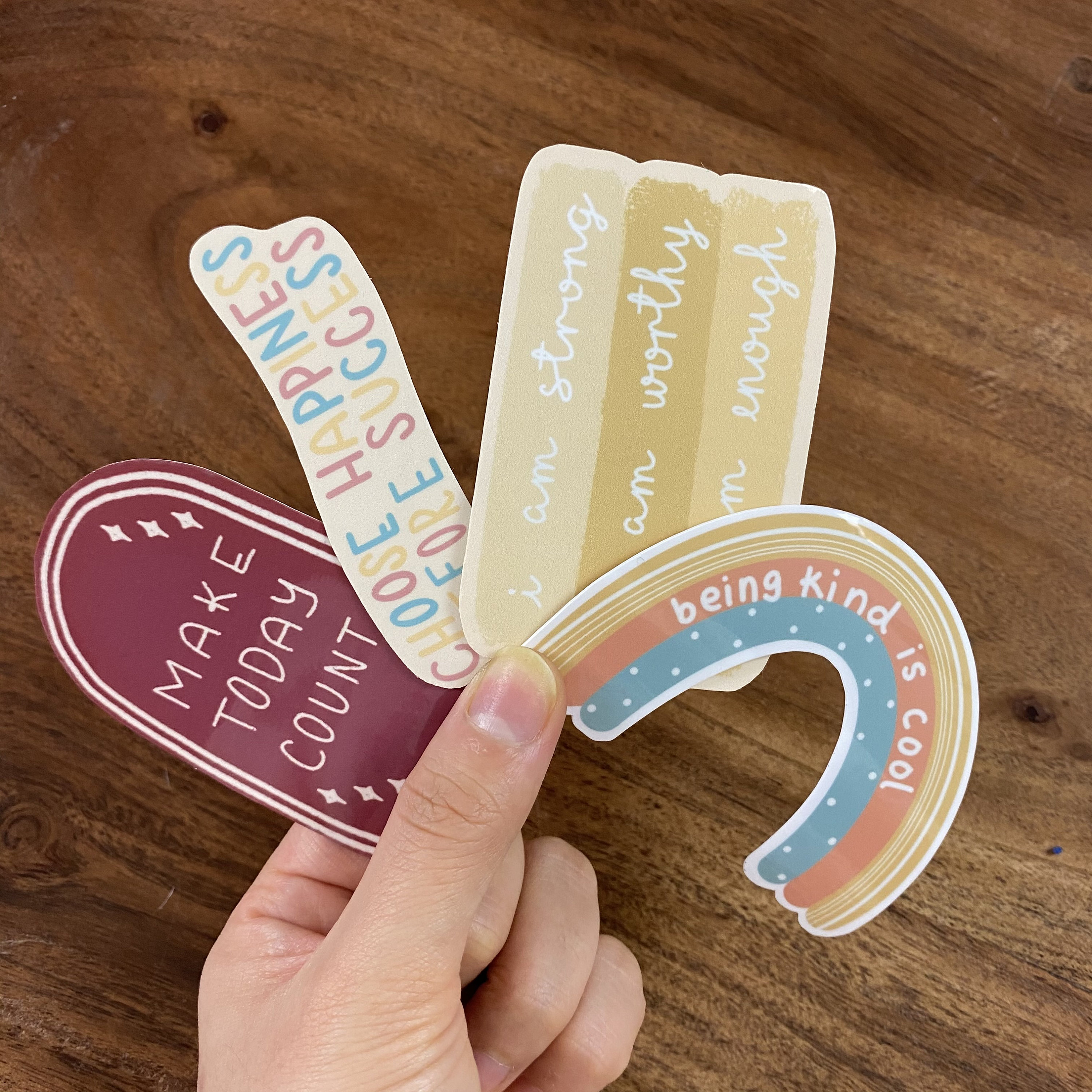 Boho Positive Affirmation Sticker Pack Quote Sticker Etsy