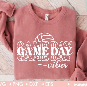 Volleyball Game Day SVG PNG  Volleyball Mom Svg, Volleyball Svg, Volleyball Mom Shirt Svg, Volleyball Shirt Svg, Game Day Svg, Mom Svg