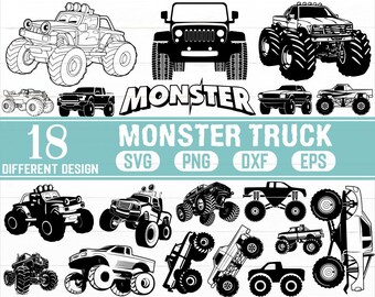 Free Free 264 Monster Truck Svg Etsy SVG PNG EPS DXF File