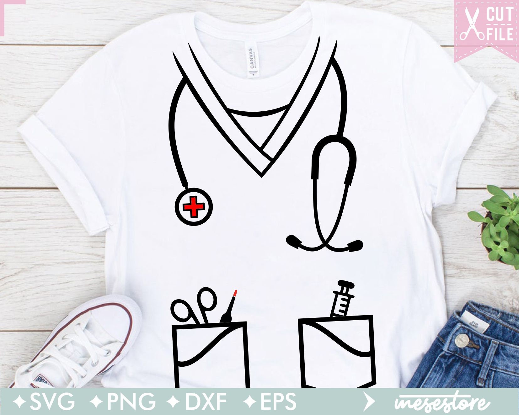 Nurse Uniform SVG