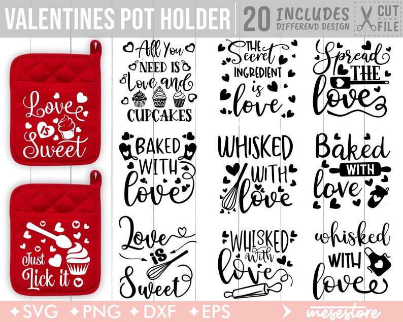 Pot Holder Svg Valentine Pot Holder Svg Valentine Svgchef Etsy