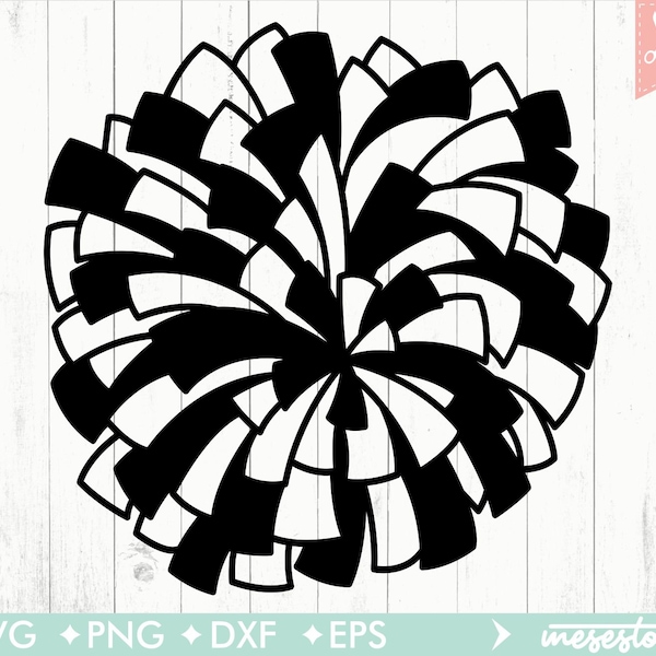 Pom Pom Svg, Cheerleader Svg, Svg Dxf Eps Png Files for Cutting Machines Cameo Cricut, Cheerleading Svg, Cheer Mom Svg, Cheer Svg, Pom svg