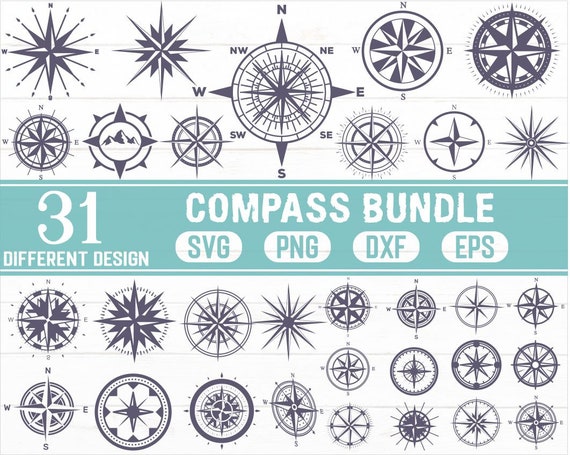 Buy Nautical Compass SVG Compass Clipart Compass Cut File for Online in  India 