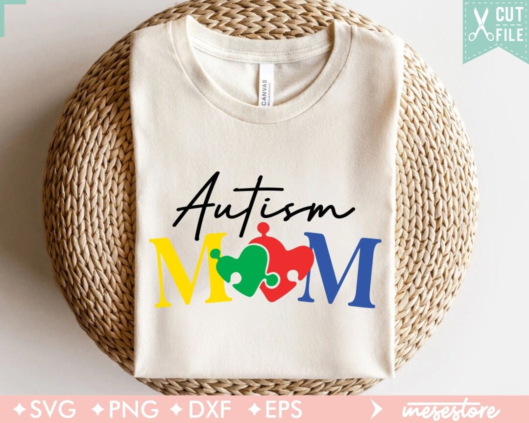 Autism Mom Svg, Autism Puzzle Svg, Autism Svg, Autism Awareness Svg ...