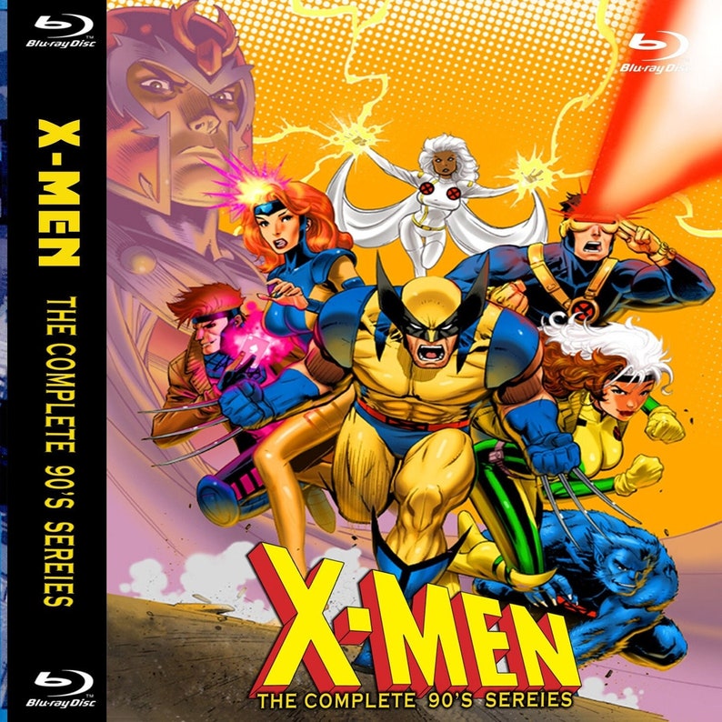 Xmen Fox 90's Cartoon Series Bluray Set Etsy