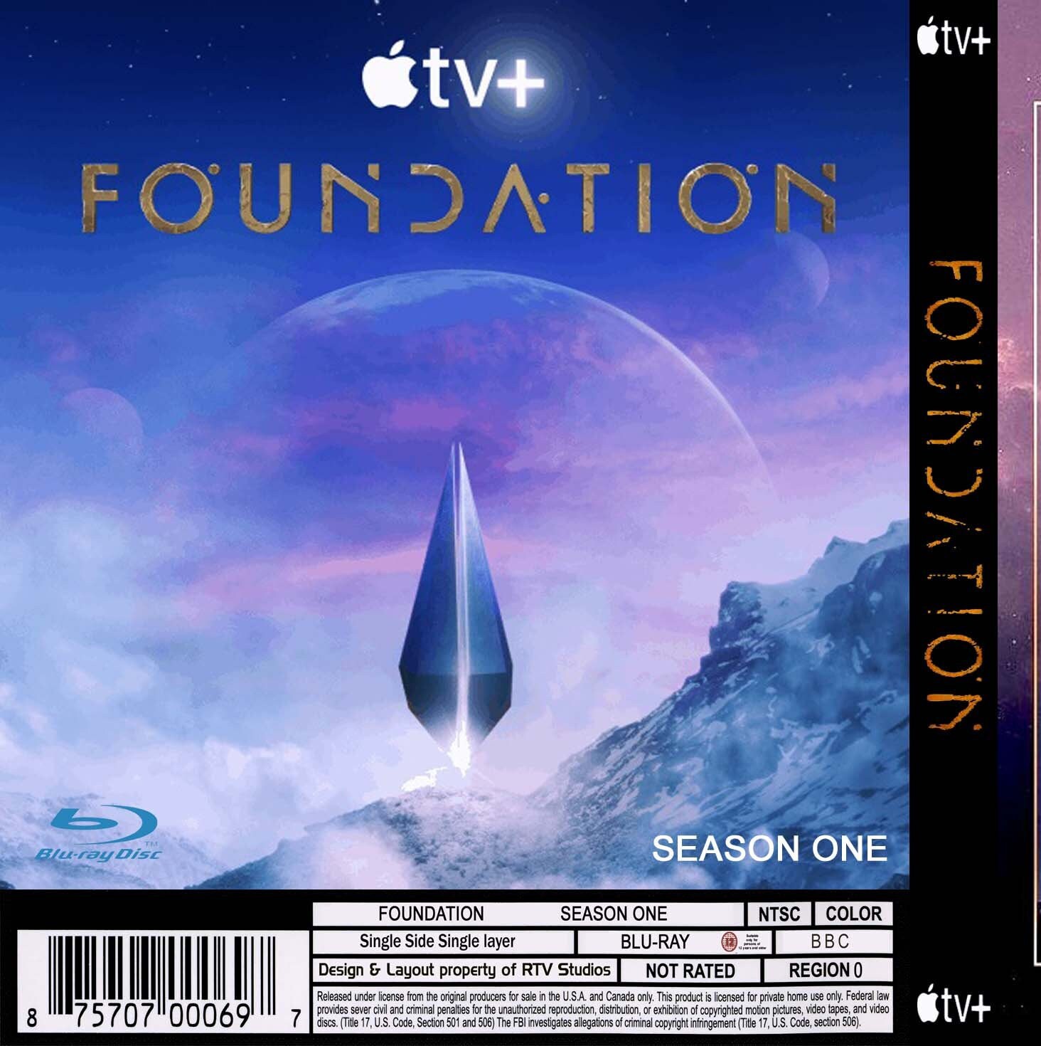 Foundation Complete Season 1 Bluray Set Etsy