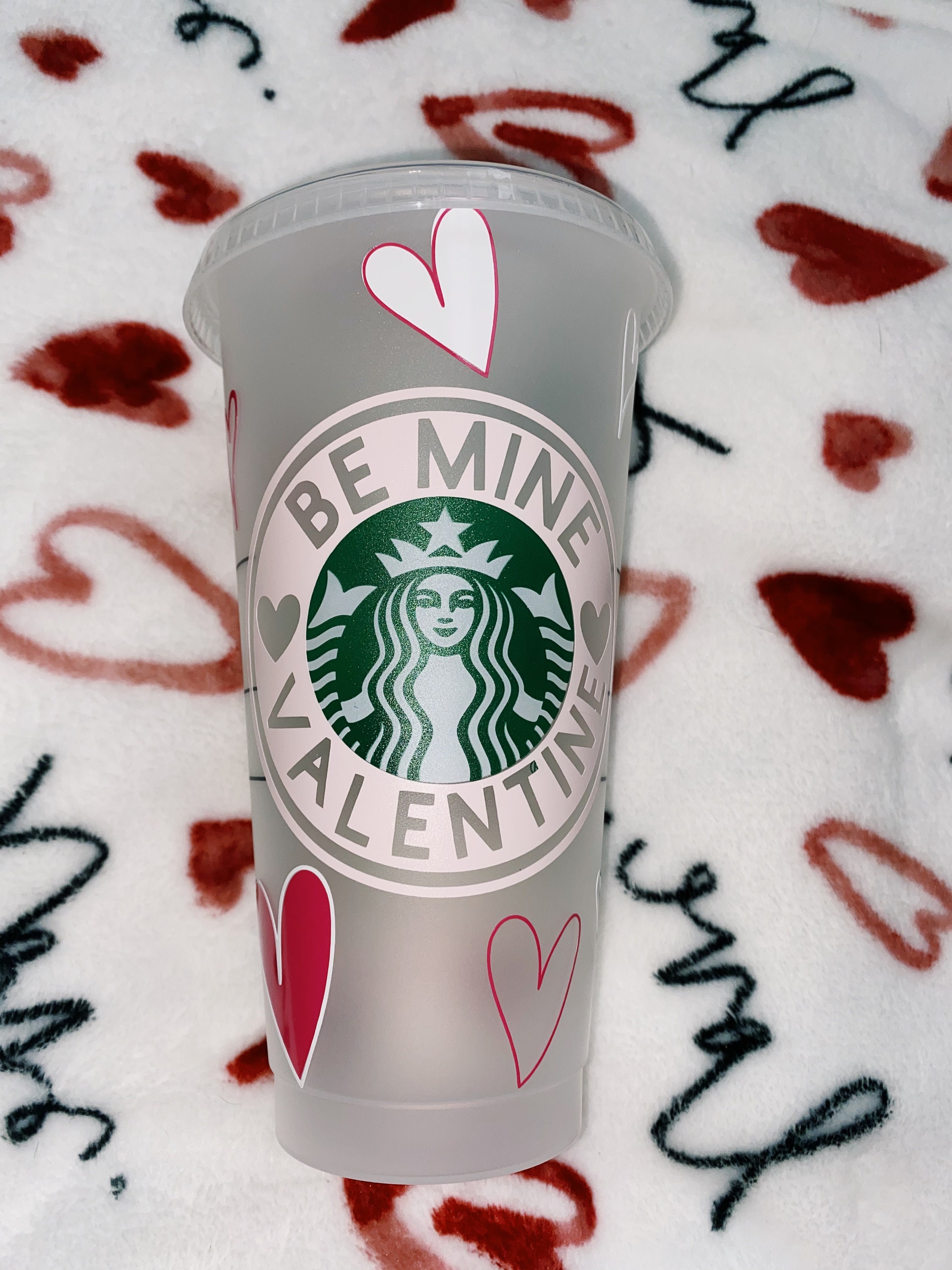 Valentines Day Starbucks Reusable Cup Etsy