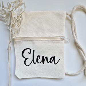 Saco de dinheiro infantil personalizado – com o nome desejado | Carteira fofa para crianças | Presente para matrícula escolar, aniversário ou início do jardim de infância