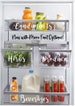 Refrigerator Labels | Fridge Bin Labels | Decals to Organize Fridge | Organization Labels | Organizing for Doors, Drawers, Bins 