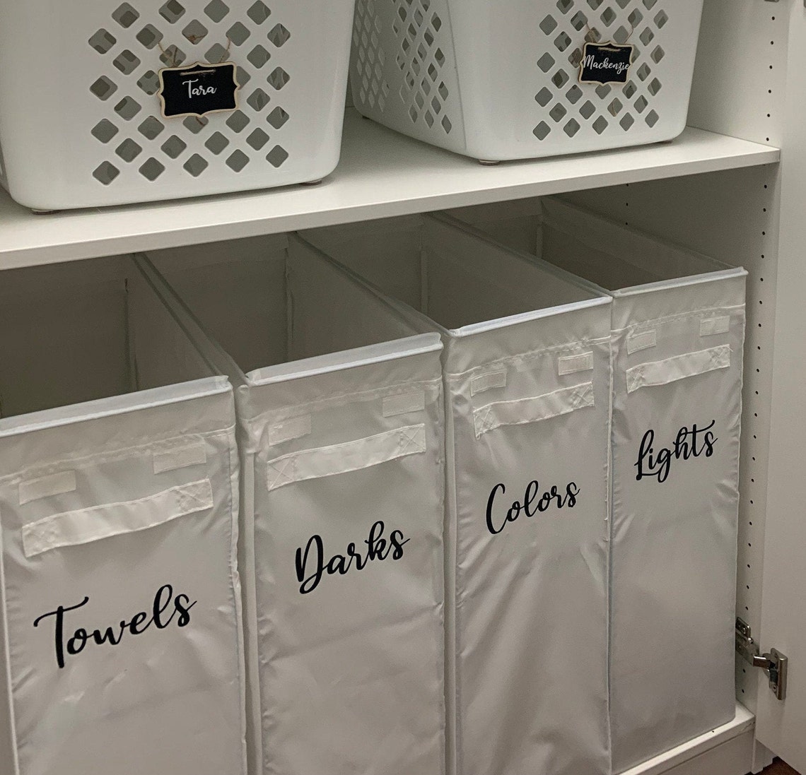 Hamper Decals Ironon Labels for Hamper Laundry Room Etsy