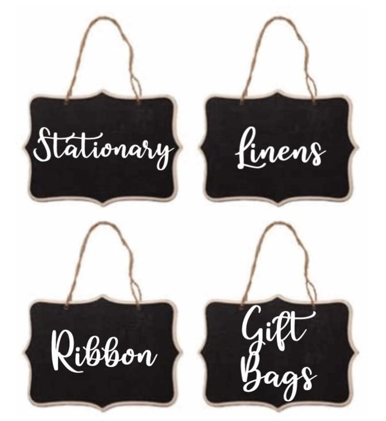 Custom Mini Chalkboards Chalkboard Tags Hanging Chalkboard Etsy