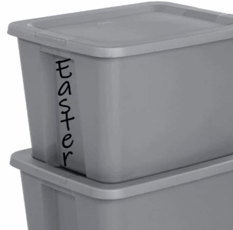 LARGE Custom Storage Bin Labels Garage/attic/storage Etsy Australia