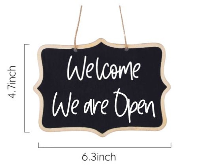 Custom Small Chalkboards Chalkboard Tags Hanging Etsy