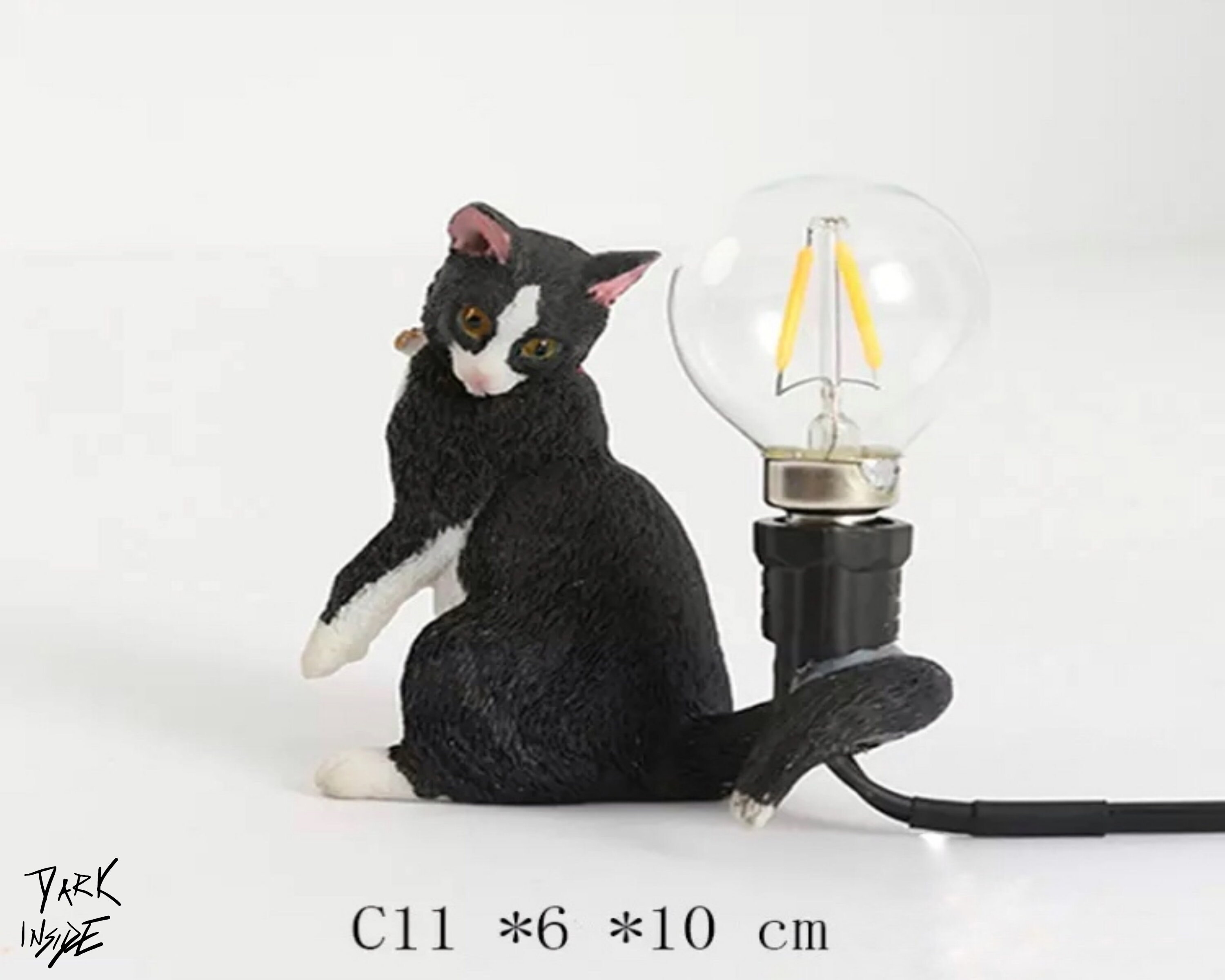 Cute Cat Table Lamp kitty Lamp Kitten Desk Lamp Table Light Etsy