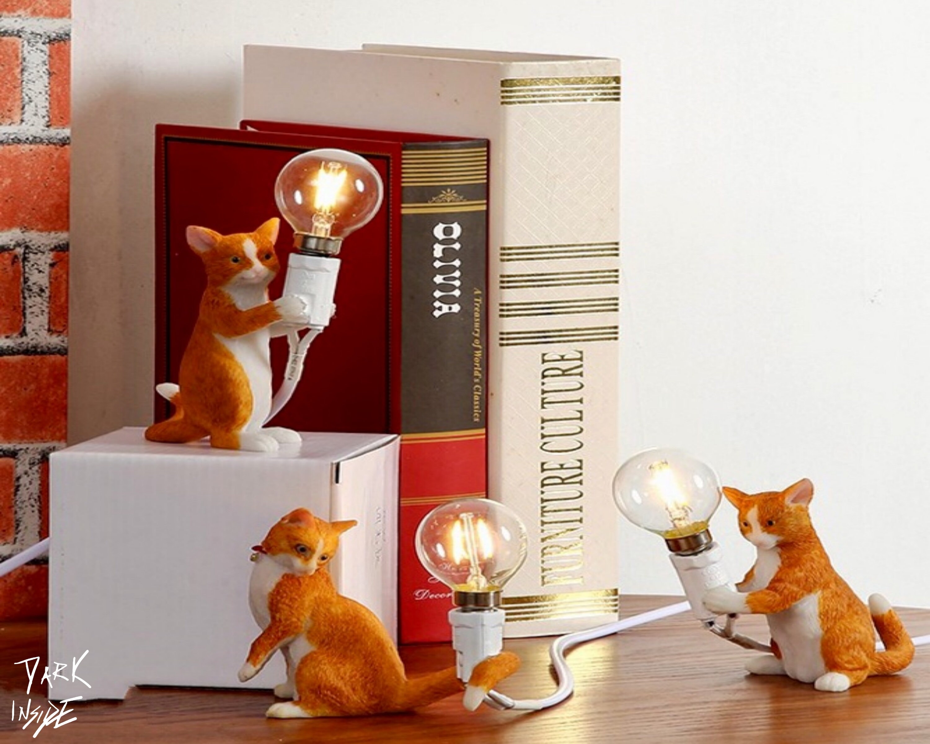 Cute Cat Table Lamp kitty Lamp Kitten Desk Lamp Table Light Etsy