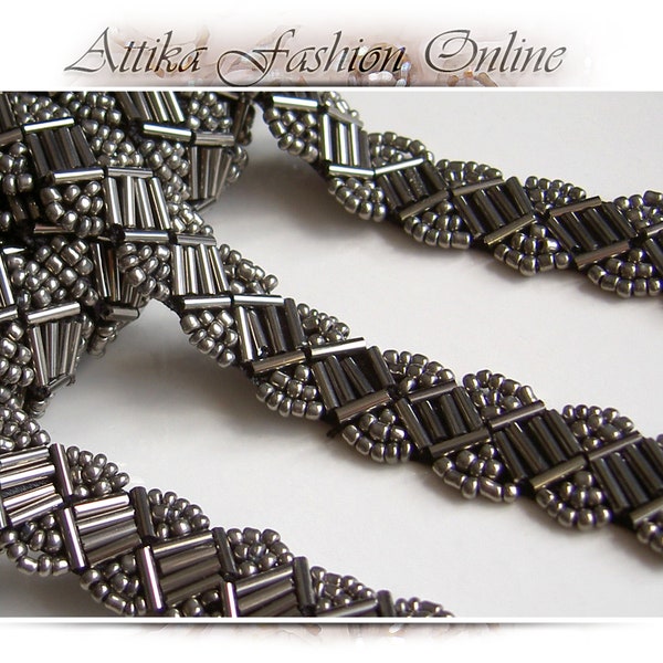 Antique Silver ⋆ Timeless Design Beaded TRIM – Per Yard – scrapbooking embroidered costume  crafting garment decorative