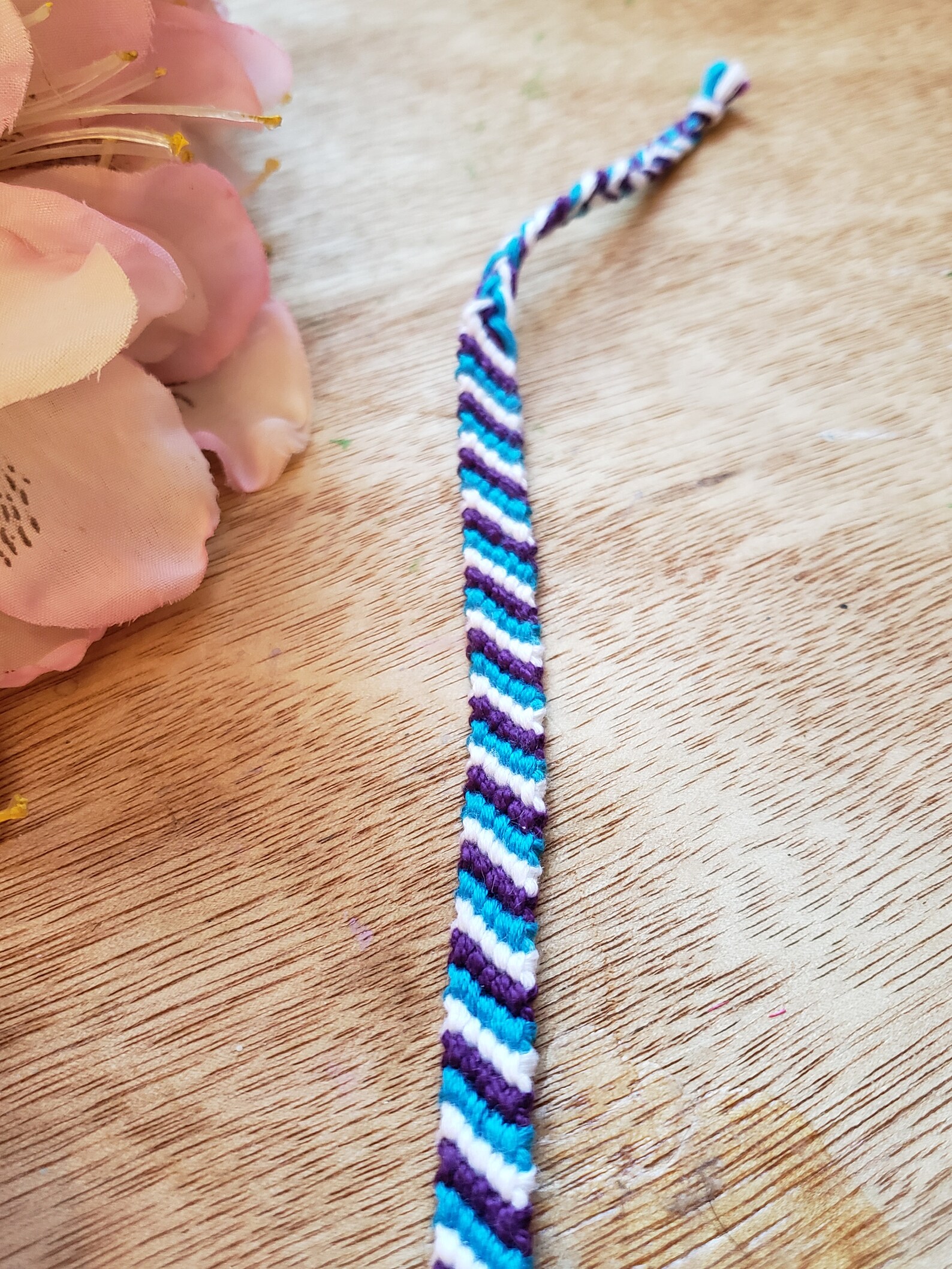 Handmade Stripe Friendship Bracelet Etsy