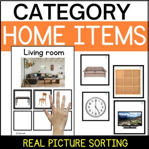 HOME ITEMS sorting with MAT for Autism and Special Education