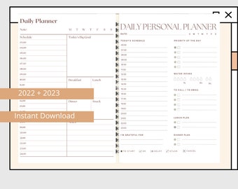 Daily Digital Planner, Digital Planner, Weekly Digital Planner, Monthly Digital Planner, Yearly Planner, Instant Download