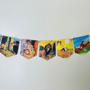 The Lion King book banner, The Lion King baby shower decor, The Lion King birthday party decor, The Lion King nursery, The Lion King room