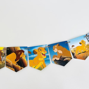 The Lion King banner, The Lion King party decorations, The Lion King baby shower decor, The Lion King nursery, Lion King birthday decoration