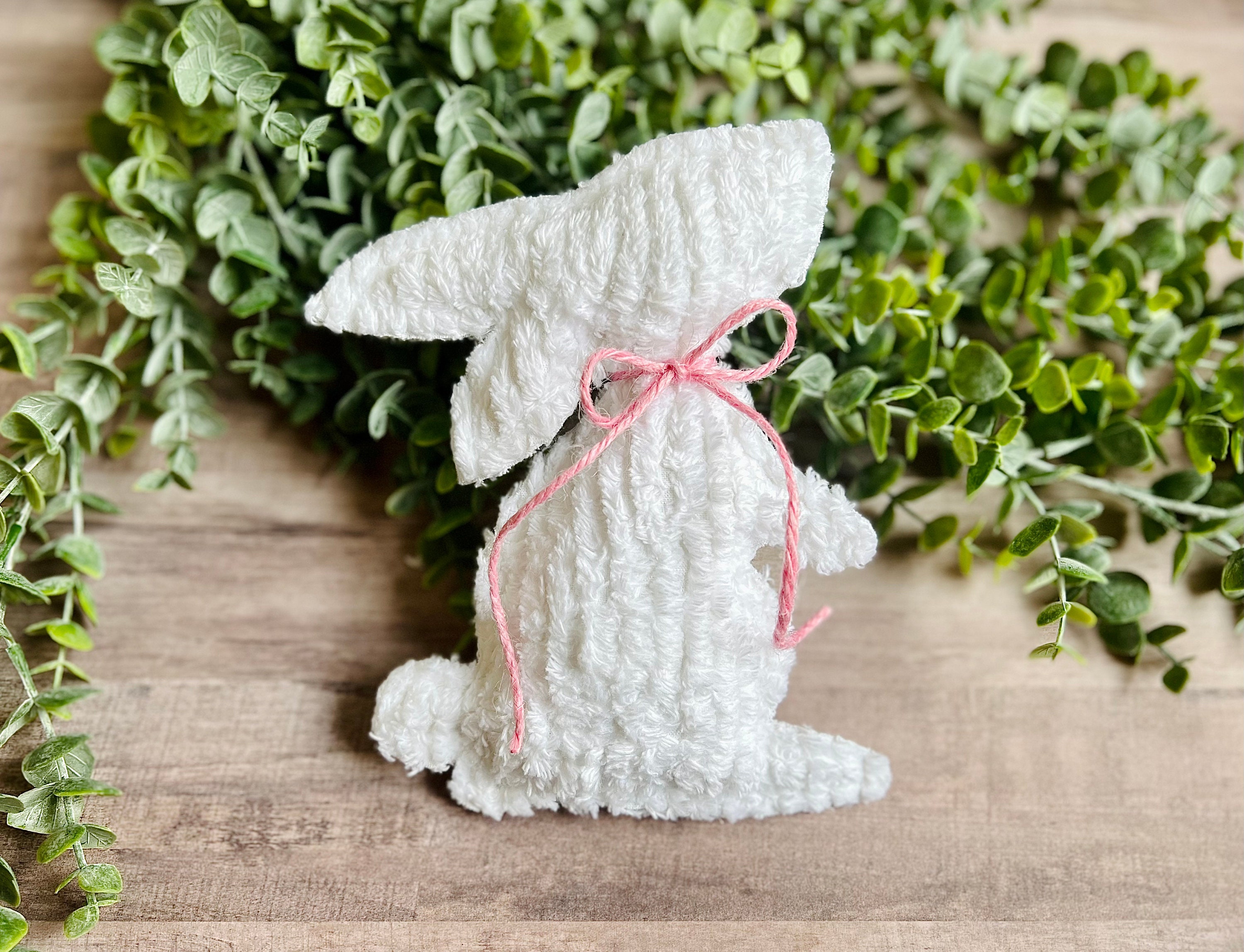 Chenille Bunnies, Chenille Rabbit, Fabric Bunny, Fabric Rabbit ...