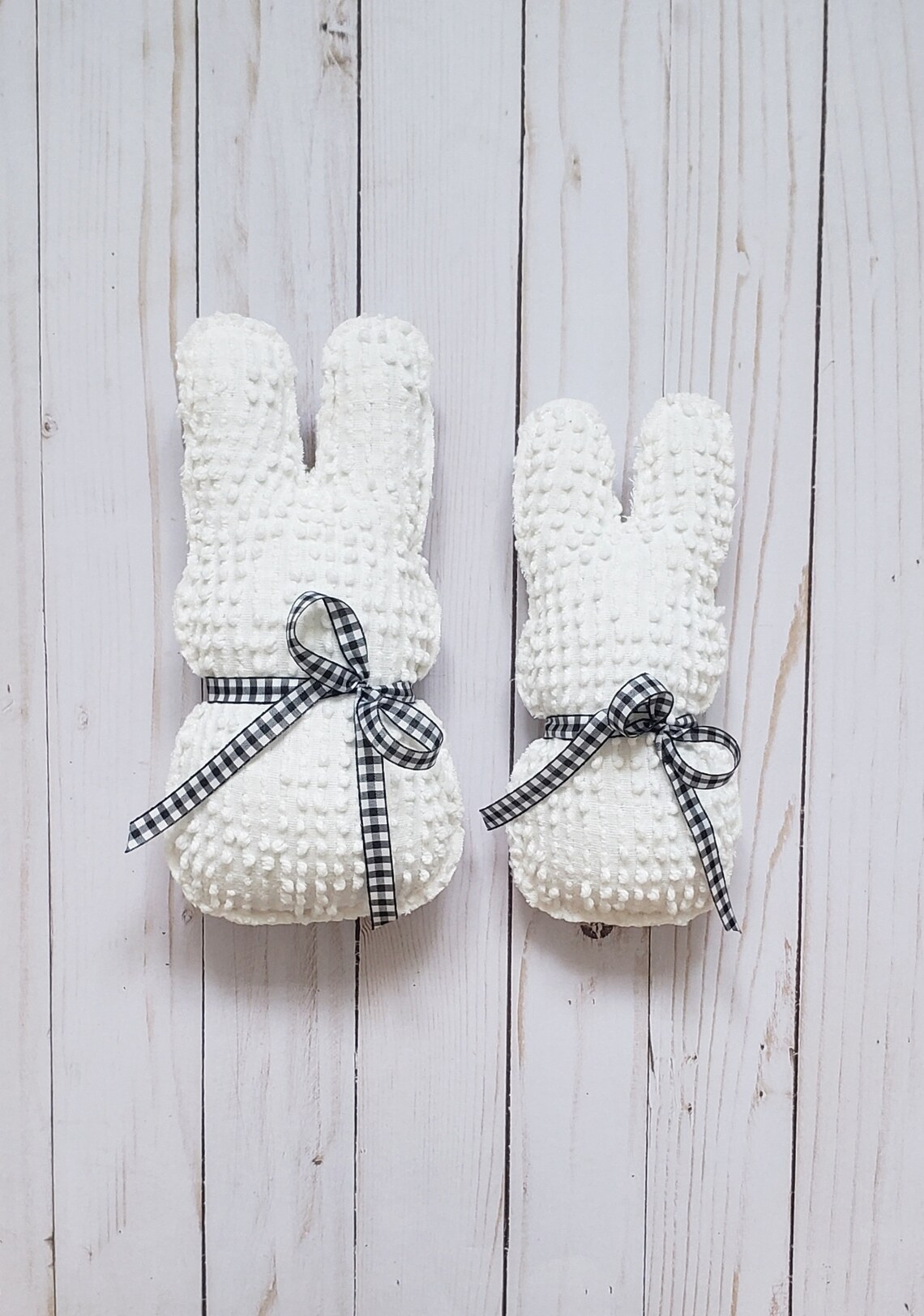 Vintage Chenille Bunny, Upcycle Bunny, Repurposed Bunny, Shabby Chic ...