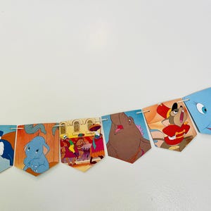 Dumbo banner, Dumbo book banner, Dumbo party decorations, Dumbo baby shower decor, Dumbo nursery, Dumbo party