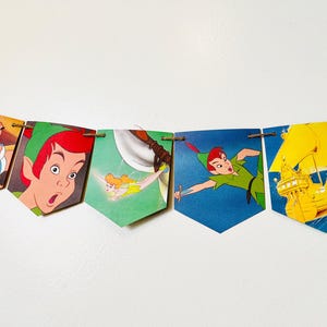 Peter Pan banner, Peter Pan book banner, Peter Pan party decorations, Peter Pan baby shower decor, Peter Pan nursery, Peter Pan party