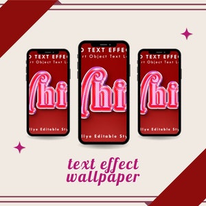 Text effect wallpaper, Text Effect, Template,Text Effect Template, Premium text Effect, Text