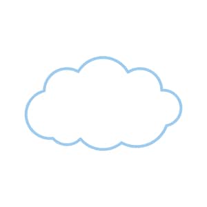 Cloud Cookie Cutter STL, Digital Downloads For Cookie Decorating, 3D Printed Cutters, Weather Cookie Cutter