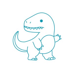 T-Rex Cookie Cutter STL, Digital Downloads For Cookie Decorating, 3D Printed Cutters, Dinosaur Cookie Cutters