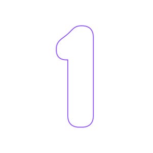 Number One Cookie Cutter STL, Digital Downloads For Cookie Decorating, 3D Printed Cutters, Numbers Cookie Cutters