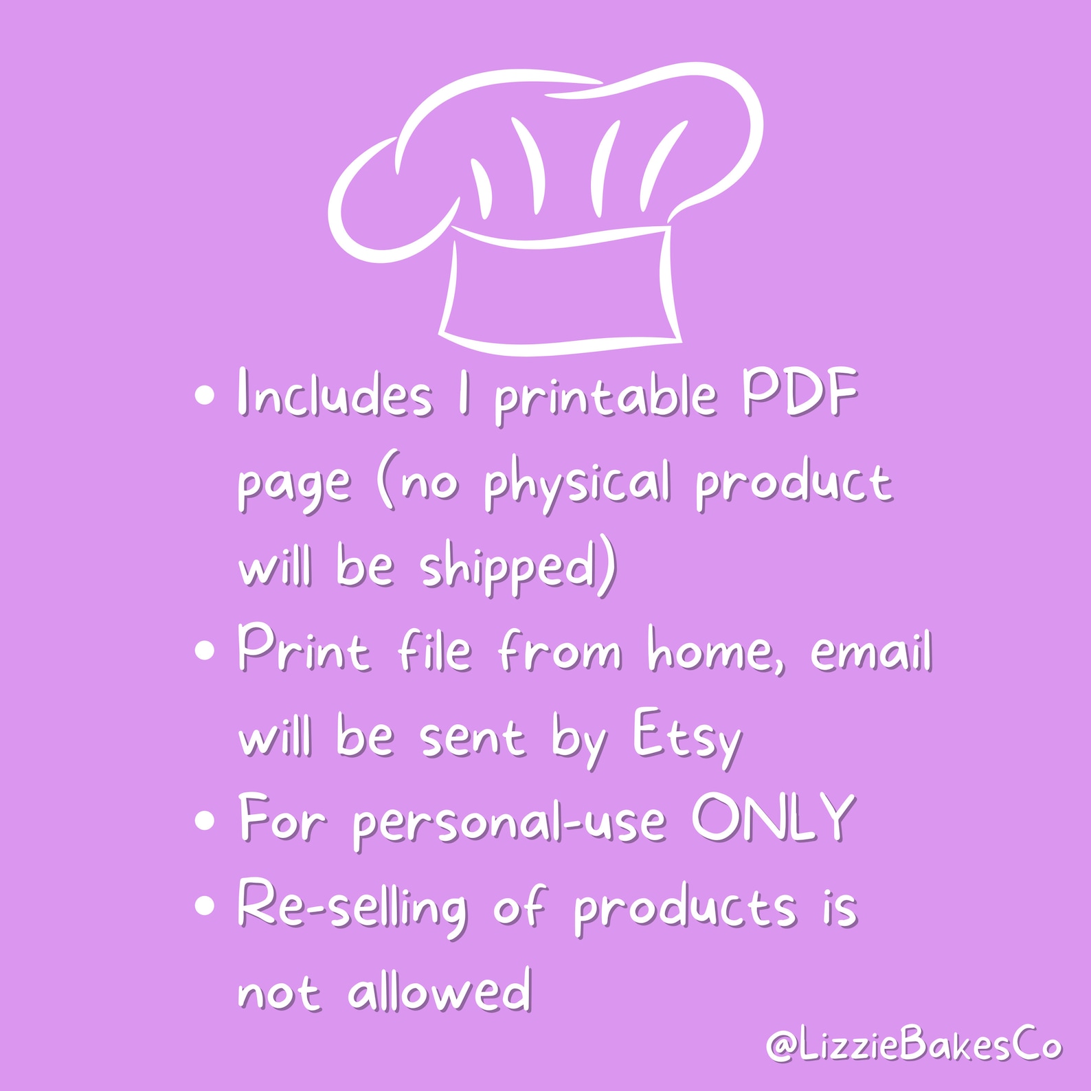 Bakery Order Form Digital Download Printable Planner Sheet Etsy