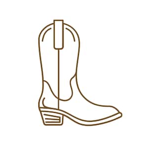 Cowboy Boot Cookie Cutter STL, Digital Downloads For Cookie Decorating, 3D Printed Cutters, Bachelorette Cookie Cutters, Rodeo Cookie Cutter