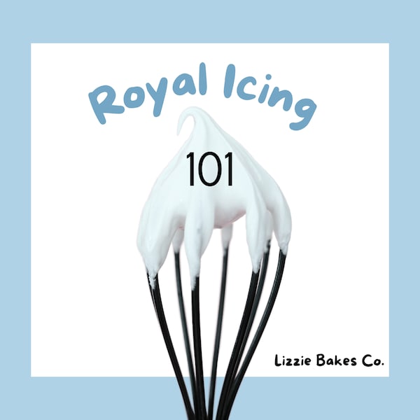Lizzie Bakes Co. Royal Icing 101 — cyfrowy przewodnik dla początkujących