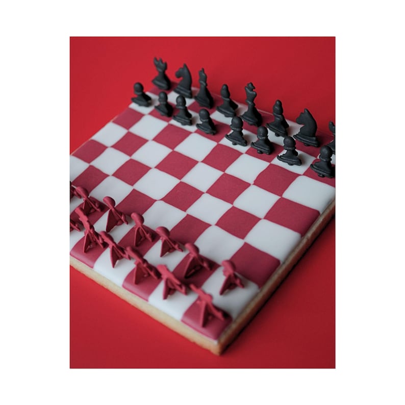 Chess Cookie Poster - Etsy